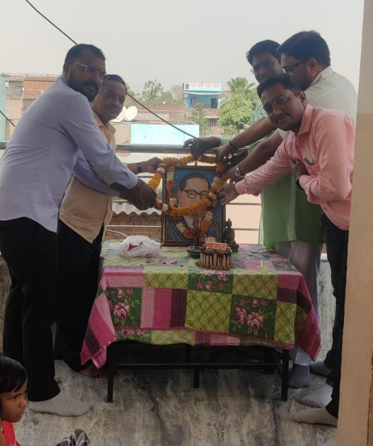 प्रीत उदय फाउंडेशन के कार्यालय पर अंबेडकर जयंती मनाई गई