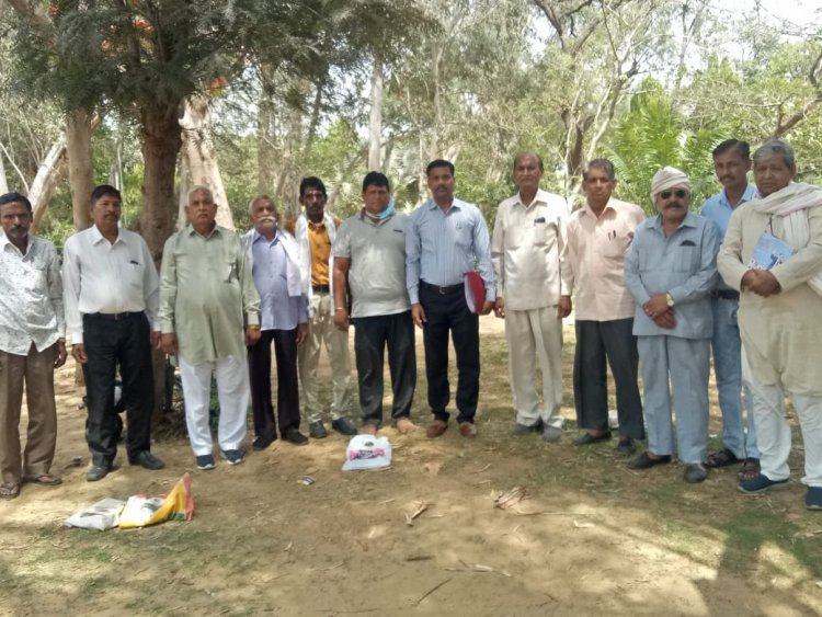 ग्रामदानी ग्राम जयप्रकाशपुरा तहसील चाकसू की मीटिंग का आयोजन किया गया