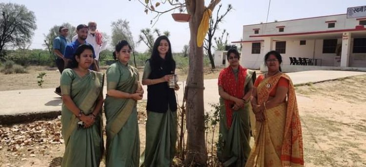 सड़क सुरक्षा जागरूकता कार्यक्रम व पक्षी परिंडा अभियान का शुभारंभ