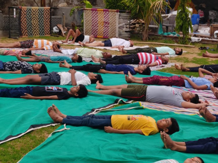 अंतरराष्ट्रीय योग दिवस पर बाँसखो में मनाया योग दिवस