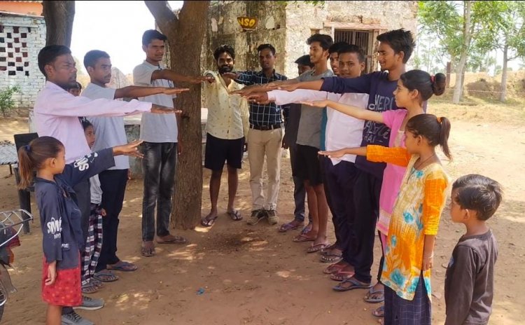 एनएसओ द्वारा नशे के दुष्प्रभाव बताकर, युवाओं को नशा छोड़ने की शपथ दिलाई