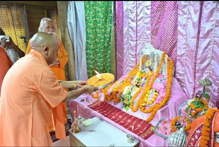 अयोध्या में राम मंदिर निर्माण कार्य का स्थलीय निरीक्षण करते