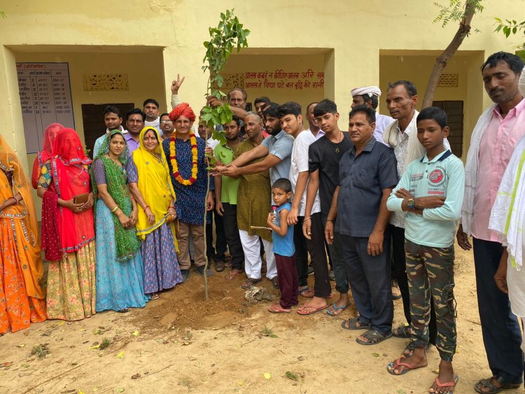 वृक्ष मित्र युवा बदलेंगे क्षेत्र की तकदीर- सुमन मीणा