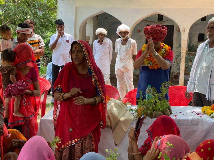 वृक्ष मित्र युवा बदलेंगे क्षेत्र की तकदीर- सुमन मीणा