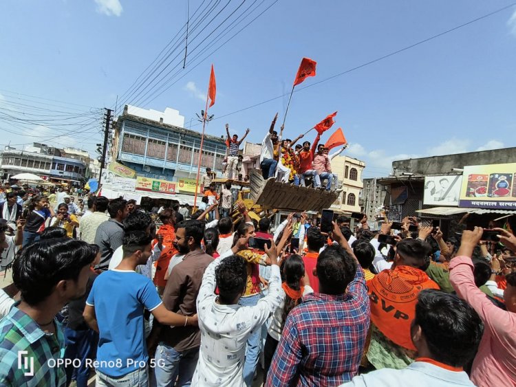 सुभाष चंद्र बोस राजकीय कॉलेज में ABVP का पैनल: तरुण बोरगामा बने अध्यक्ष, उपाध्यक्ष कृष्णा जाट बनी