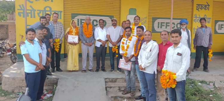 सैंथी ग्राम सेवा सहकारी समिति में अध्यक्ष पद पर नरेश कुमार भगत या एवं उपाध्यक्ष पद पर मंजू देवी शर्मा निर्वाचित