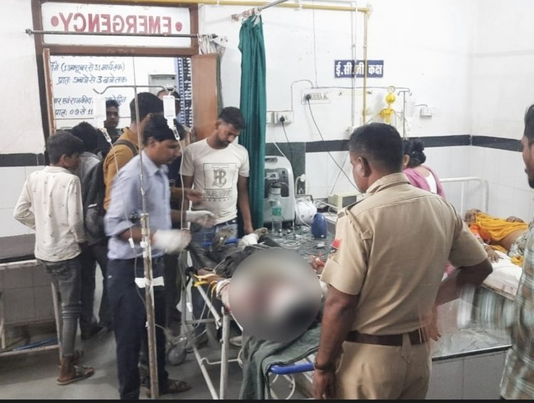 तेज रफ्तार कार ने बाइक को मारी टक्कर : हादसे में युवक की मौत , कार चालक मौके से फरार