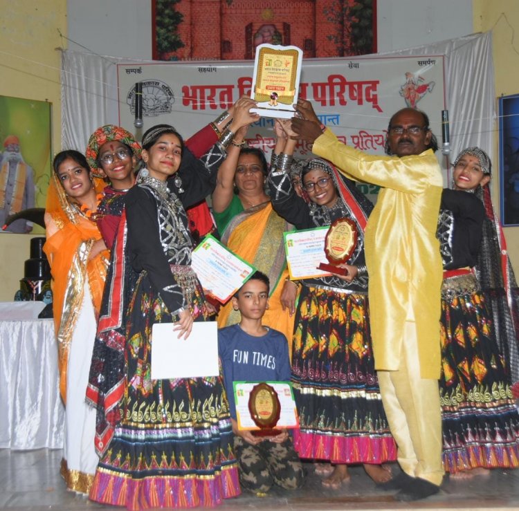 प्रान्त स्तरीय समूहगान में सेन्ट्रल एकेडमी सरदारपुरा रहा प्रथम।