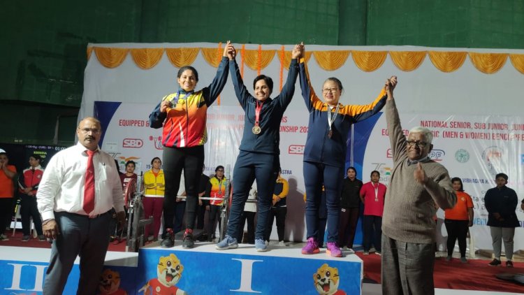 चित्तौड़ जिले की अध्यापिका माया जोशी राजकीय उच्च माध्यमिक विद्यालय बड़ोदिया ने राष्ट्रीय स्तरीय पावरलिफ्टिंग प्रतियोगिता में गोल्ड मेडल जीता