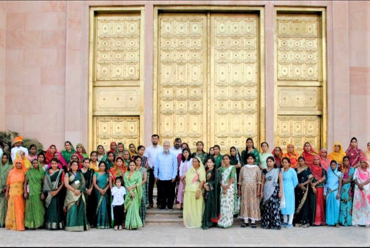 राजीविका महिला समूह पहुंचा विधानसभा: विधानसभा अध्यक्ष सीपी जोशी बोले- जागरूक रहेंगे तब ही मिलेगा योजनाओं का लाभ