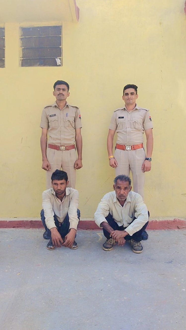 लूट ओर हत्या के प्रयास के 10 वर्ष पुराने मामले में फरार दो स्थाई वारंटी गिरफतार*।