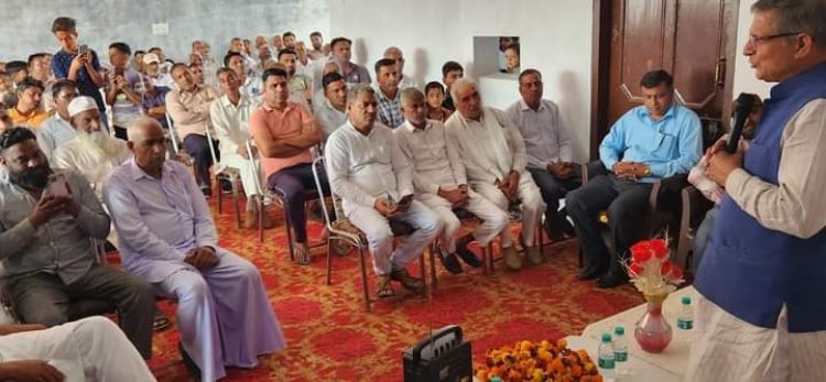 शिक्षा मंत्री चौधरी कंवर पाल गुर्जर जी ने