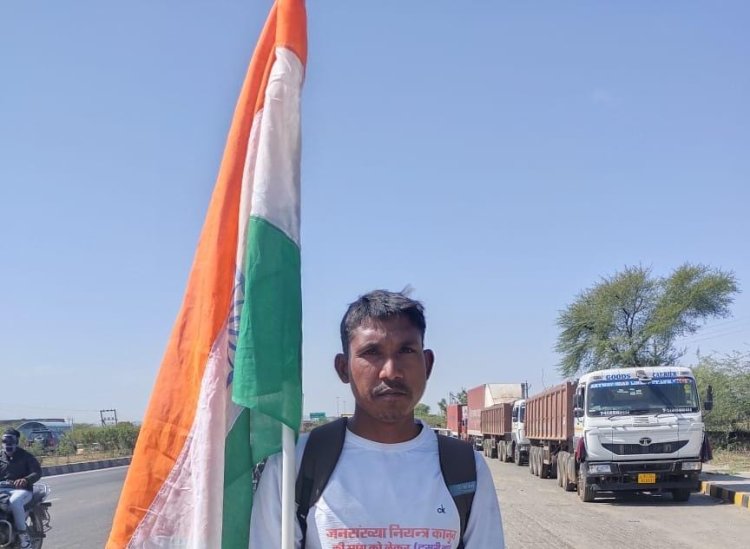 जनसंख्या नियंत्रण की मांग को लेकर जयपाल 1 मई से तीसरी बार करेंगे दिल्ली तक पैदल यात्रा।