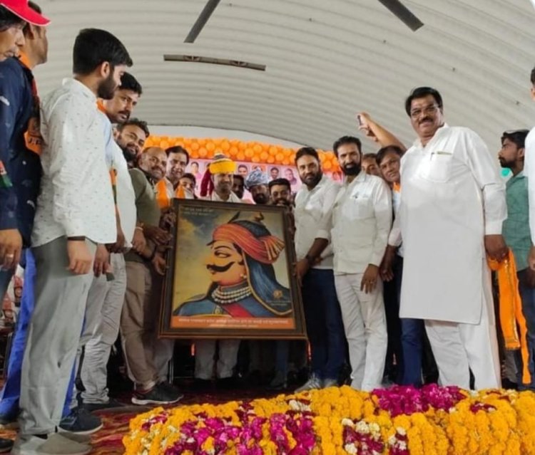 भाजपा प्रदेश अध्यक्ष सीपी जोशी का प्रधान राणावत ने किया भव्य स्वागत।