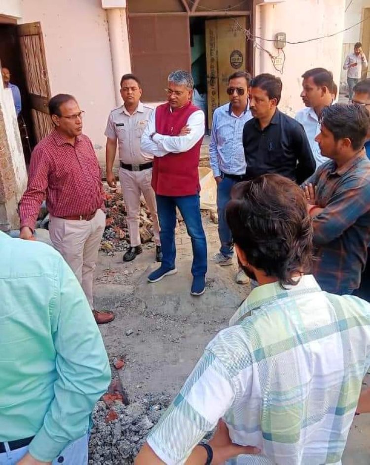 आज जगाधरी के वार्ड नंबर 02 की गोमती गली में