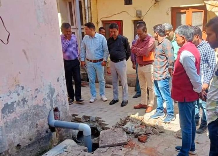 आज जगाधरी के वार्ड नंबर 02 की गोमती गली में