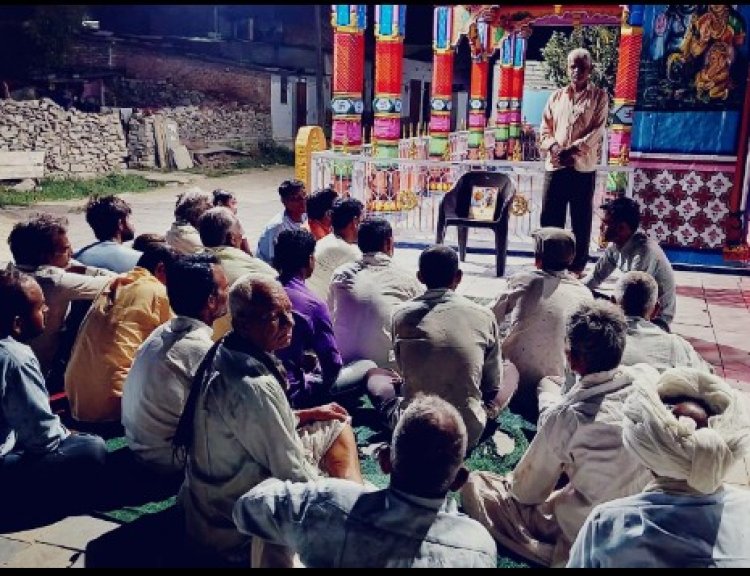 भारतीय किसान संघ रठाजना की मासिक बैठक हुई सम्पन्न