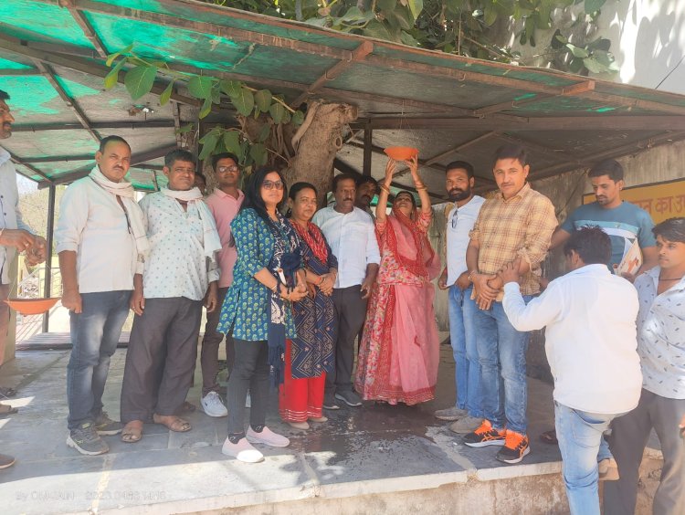 पंचायत समिति परिसर में रक्तदान कर मनाया गया नेता प्रतिपक्ष राठौड़ का जन्मदिन।
