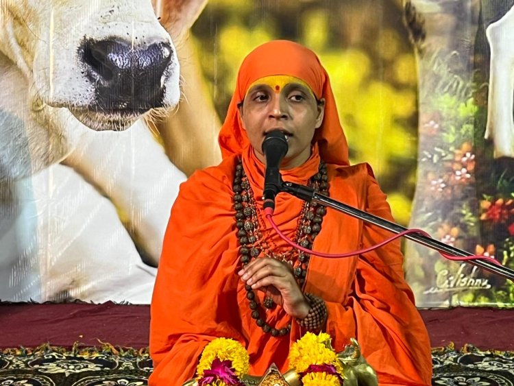 नारी चाहे तो राम व कृष्ण जैसी संतान को जन्म दे सकती है:- साध्वी निष्ठा गोपाल सरस्वती