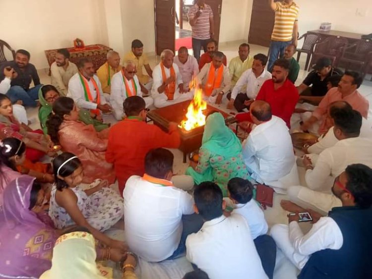 आज यमुनानगर ज़िले के नवनिर्मित कार्यालय “यमुना कमल
