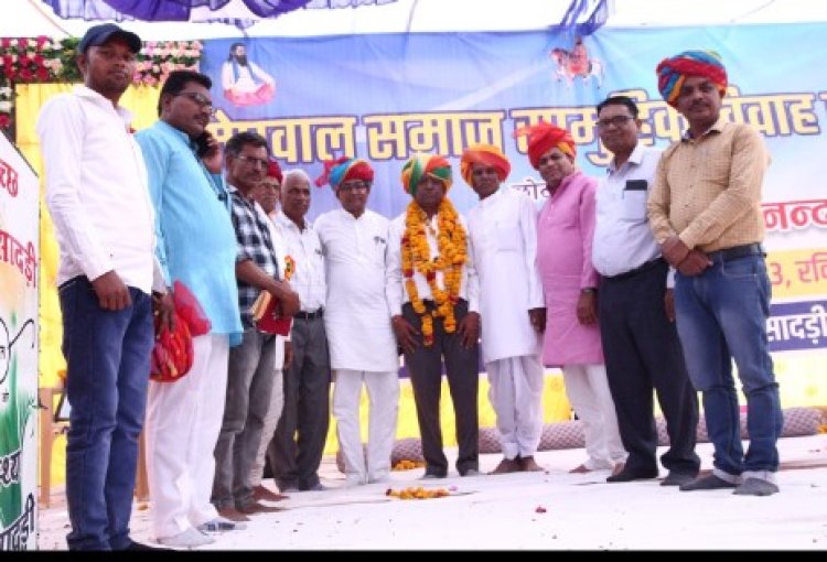 सामाजिक सरोकार मेघवाल समाज ने दिया सादगी का संदेश, सामूहिक विवाह सम्मेलन में 24 जोड़े बने जीवन साथी
