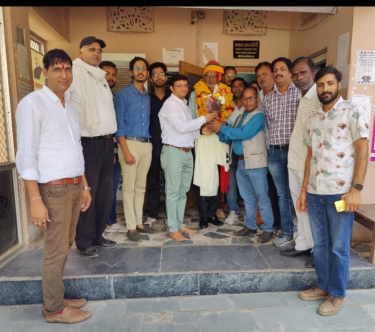 श्रम विभाग चितोडगढ के अधिकारी रहे करण सिह यादव हूऐ सेवा निवृत्त