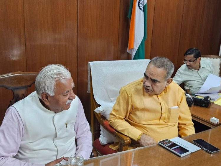 भाजपा विधायक घनश्याम दास अरोड़ा दिखे एक्शन में,चंडीगढ़