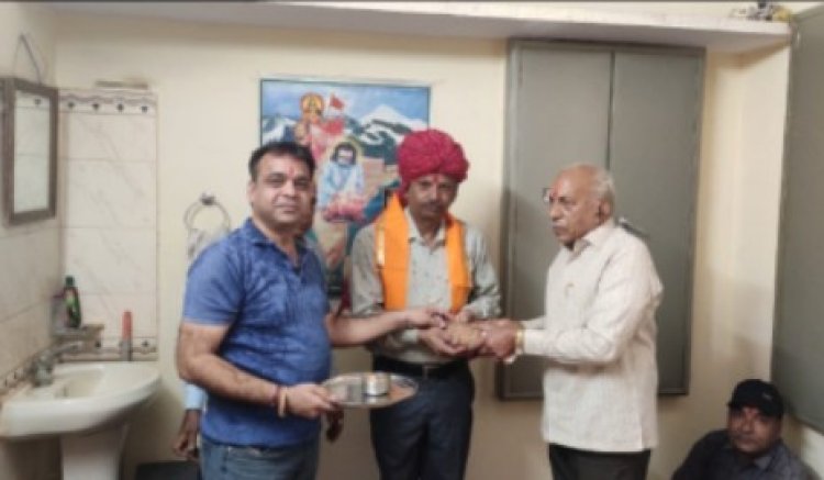 प्रदेशाध्यक्ष पुष्करणा का बोहेड़ा में किया स्वागत