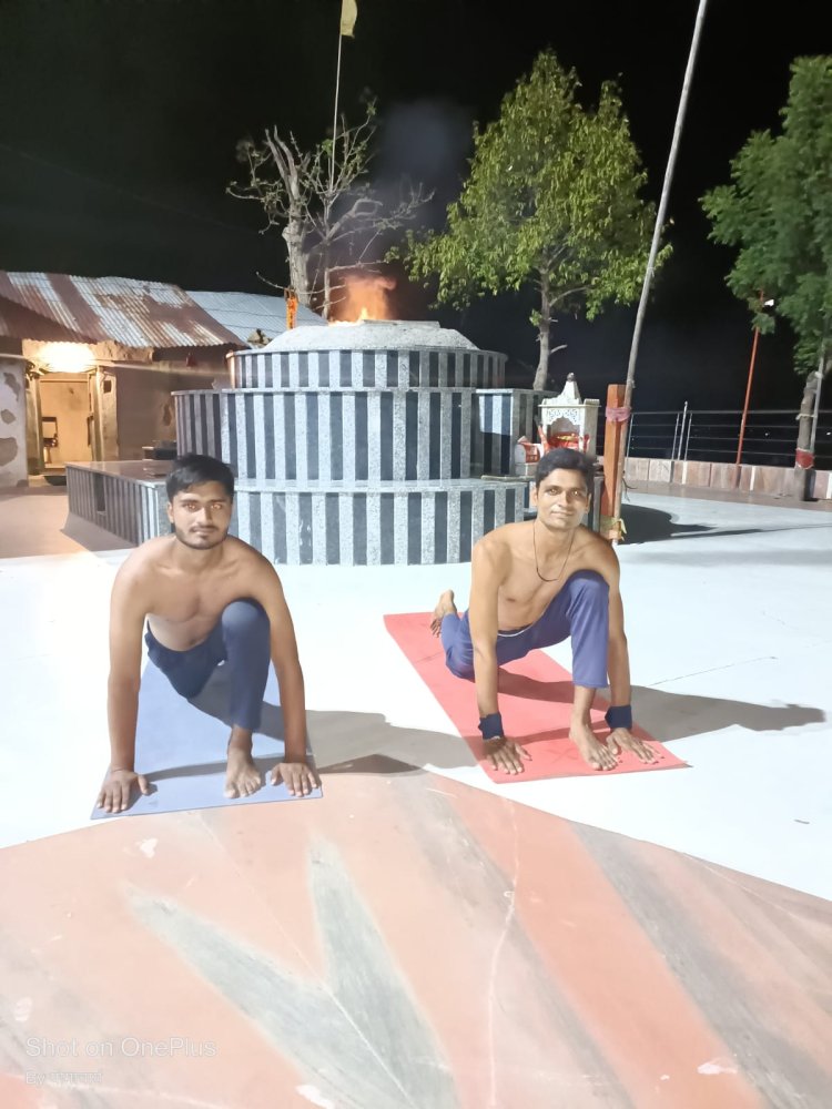 महाराणा प्रताप की 483 वी जयंती पर योगाचार्य मेनारिया ने किए 483 बार सूर्यनमस्कार