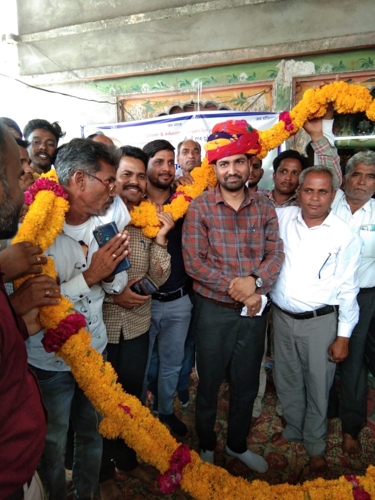 शिक्षा वह शेरनी का दूध है जो पियेगा वह दहाड़ेगा"- इंजीनियर राहुल मेघवाल मेघवाल समाज का प्रतिभावान सम्मान समारोह में 125 प्रतिभावान बालक बालिकाओं का सम्मान किया