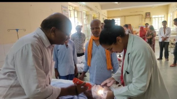मानव सेवा अपनाघर आश्रम द्वारा करवाया गया सफलता पूर्वक आँख का ऑपरेशन