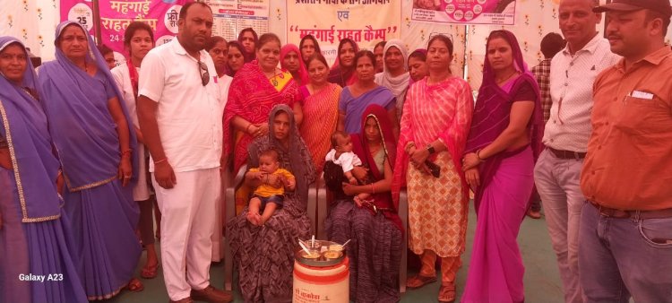 आरणी शिविर में हुआ अन्नप्राशन संस्कार हाथों हाथ पेंशन स्वीकृत होने पर भवानी शंकर ने जताई ख़ुशी।
