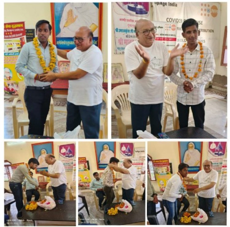 मानव सेवा अपना घर आश्रम विजयनगर संचालक विजय गुप्ता ने किया लियो क्लब बिजयनगर रॉयल की नवीन कार्यकारिणी का स्वागत