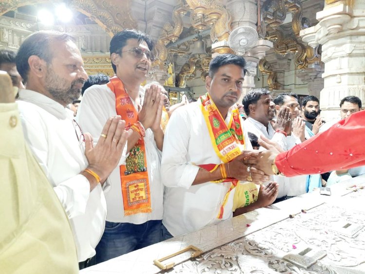 विश्व हिंदू परिषद नवनियुक्त विहिप चित्तौड़ विभाग मंत्री मानवेंद्र सिंह चौहान का स्वागत