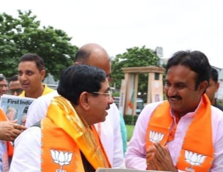 भाजपा की आगामी चुनावों में जीत के लिए होगा विजयाभिषेक भाजयुमो पूर्व जिलाध्यक्ष हर्षवर्धन सिंह के नेतृत्व में हो रहा आयोजन।