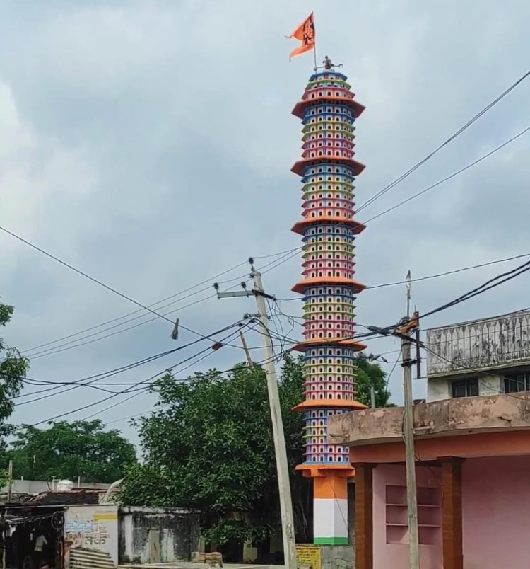लांगच ग्राम पंचायत में बना ऐतिहासिक पक्षी घर।