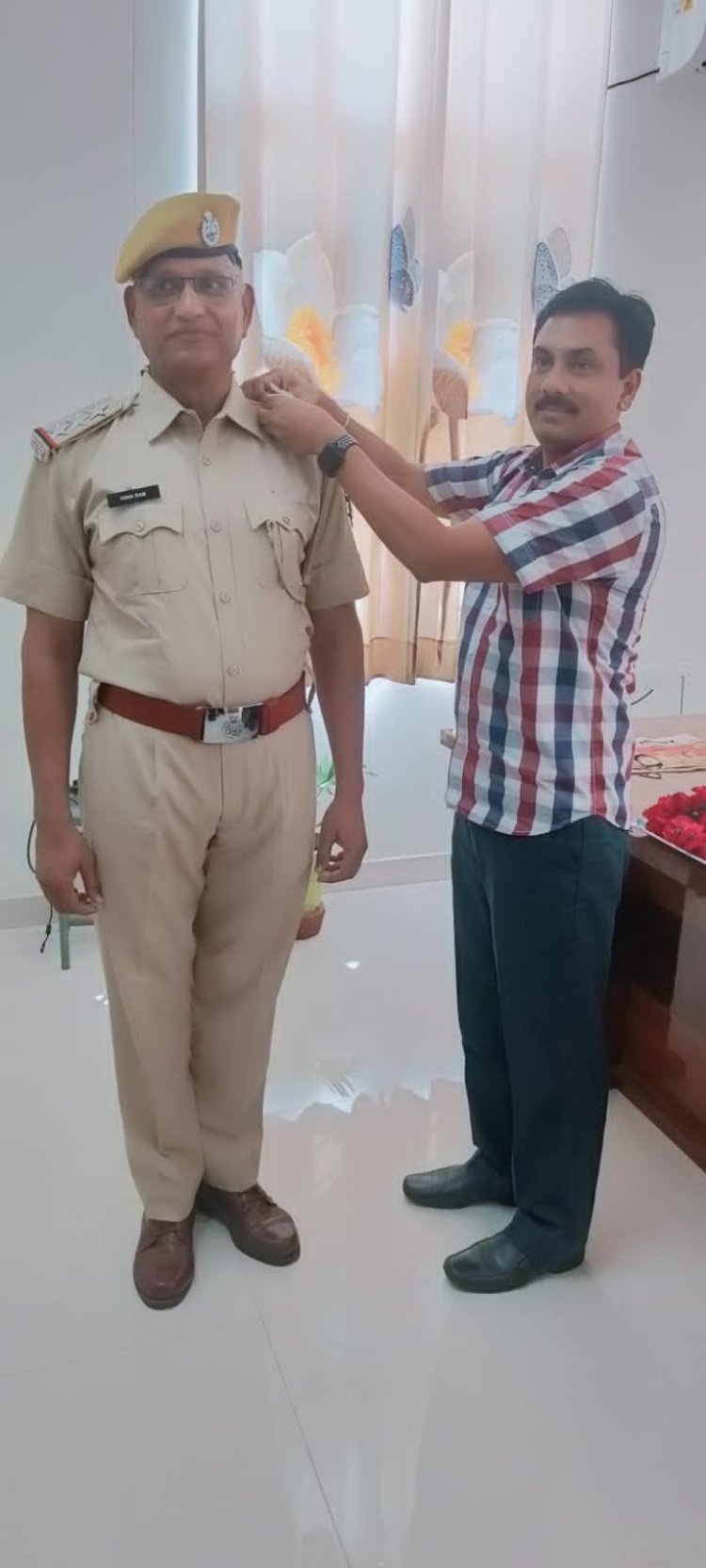 होमगार्ड विभाग- प्लाटून कमांडर आसाराम कि  हुई पदोन्नति बने कंपनी कमांडर