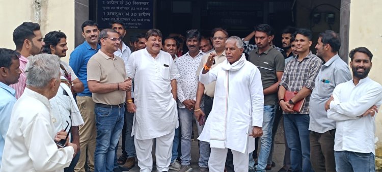 15 अगस्त को शुरू होगा सेटेलाइट हॉस्पिटल, राज्यमंत्री जाड़ावत ने किया डॉक्टरों की टीम के साथ निरीक्षण।