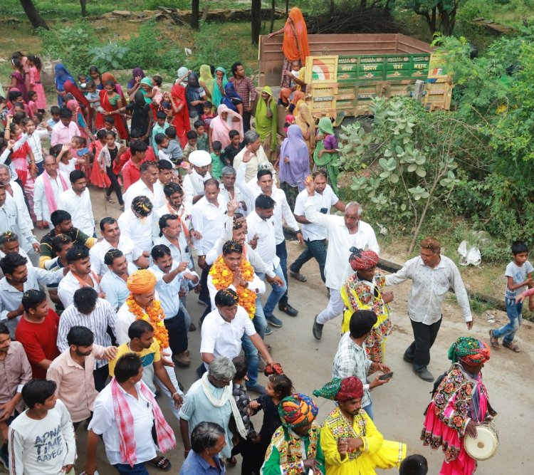 विकास का दूसरा नाम भाजपा है, पहले भी विकास कि गंगा बहाई आगे भी कोई कमी नहीं आने दूंगा: विधायक आक्या।