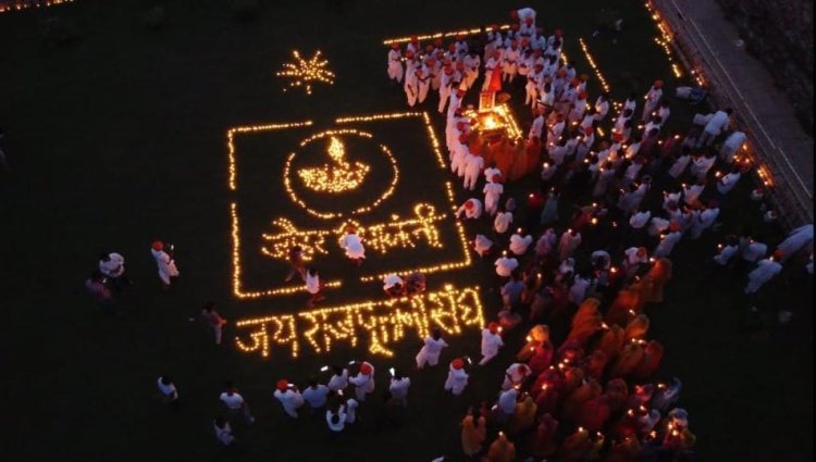 चित्तौड़ दुर्ग पर हुआ प्रथम जौहर की स्मृति में 16000 दीपोत्सव ।