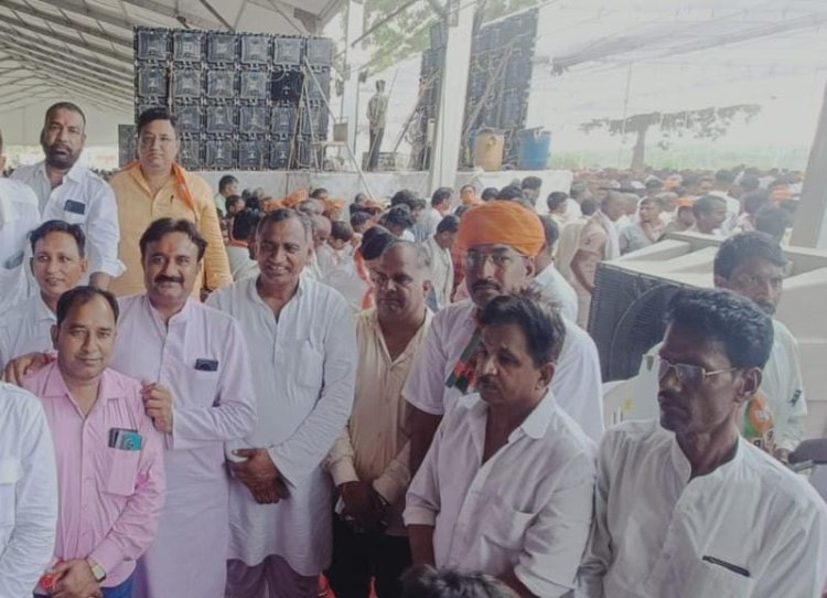 भाजपा की परिवर्तन संकल्प यात्रा बेणेश्वर से शुरू, गृहमंत्री अमितशाह ने किया सम्बोधित,