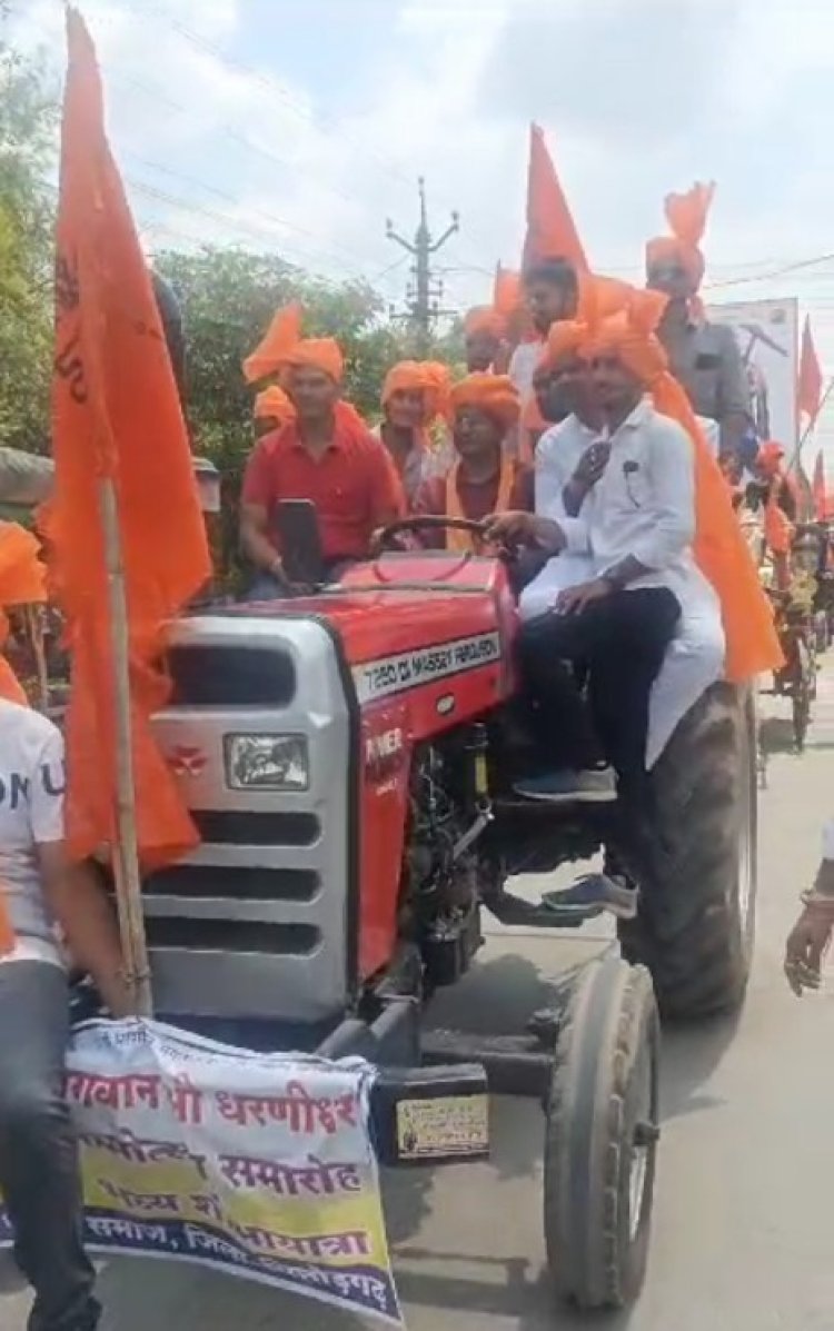 धाकड़ समाज के आराध्य देव भगवान श्री धरणीधर की शोभा यात्रा का हुआ भव्य आयोजन