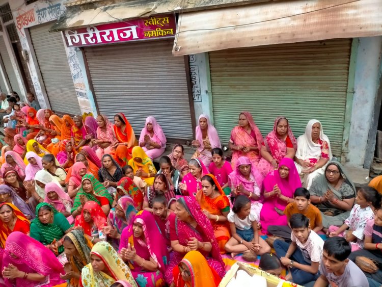 90 वी रामधुन पहुंची चांदेसी माता के मंदिर पर।