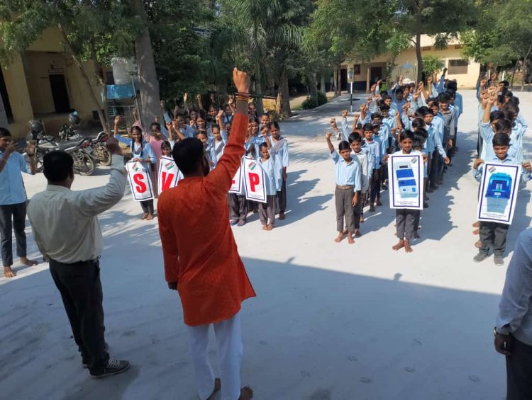 वोट हमारी जिम्मेदारी ,जिम्मेदारी ,जिम्मेदारी की गूंज के बीच स्वीप टीम बड़ी सादड़ी