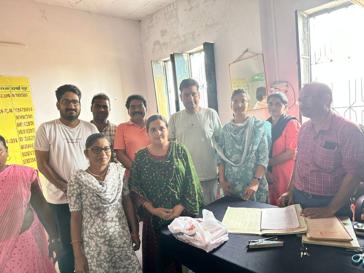 चित्तौड़गढ़ की बेटी ज्योति स्वर्णकार ने किया कार्य भार ग्रहण