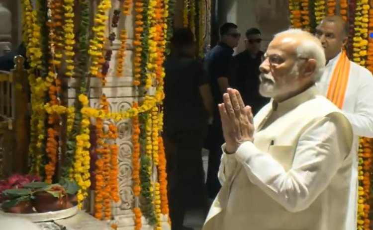 देश के प्रधानमंत्री पहुचे साँवरा के दर,करीब 7 हजार करोड़ रुपये की विभिन्न विकास परियोजनाओं की आधारशिला रखी,