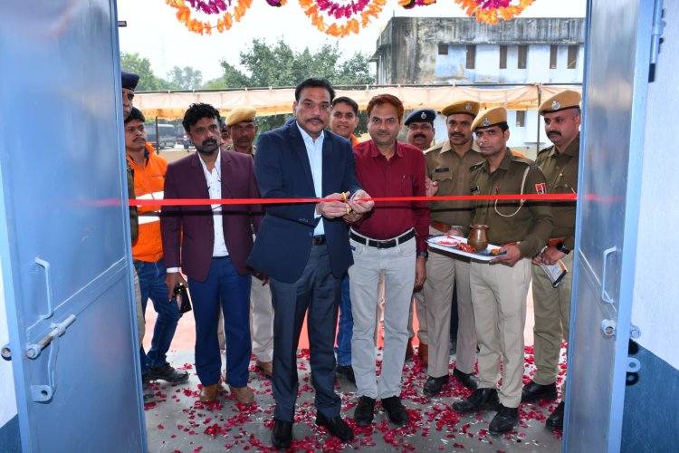 चित्तौड़गढ़ पुलिस लाईन में आधुनिक सुविधाओं से युक्त नए मेस भवन का एसपी ने किया उद्घाटन।