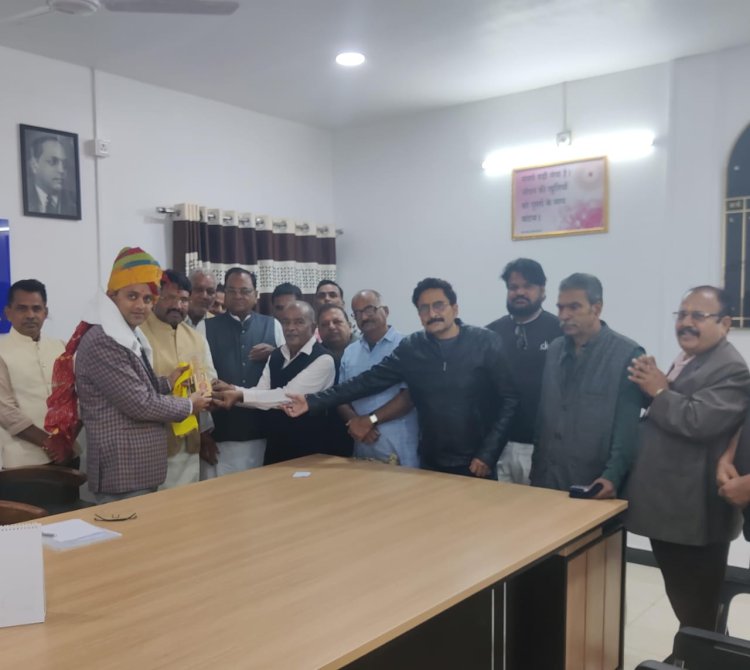 कृष्णा सेवा संस्थान ने नव नियुक्त जिला कलेक्टर का किया स्वागत सम्मान