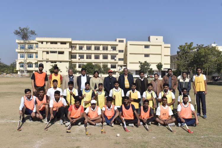 गंगरार मेवाड़ यूनिवर्सिटी में विंटर स्पोर्ट्स एंड गेम्स-2023 सम्पन्न। अंतिम दिन वीसी इलेवन ने 2-0 से मैच जीता