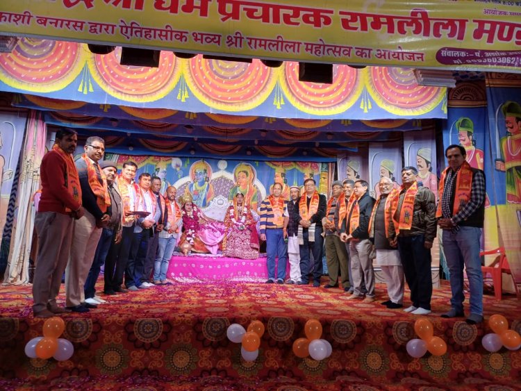 हाथी कुंड मधुबन में 11 दिवसीय राम लीला मंचन का हुआ शुभारंभ।